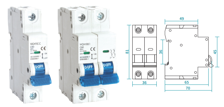 WCH Miniature Circuit Breakers (MCB) Design Features-wosomelec